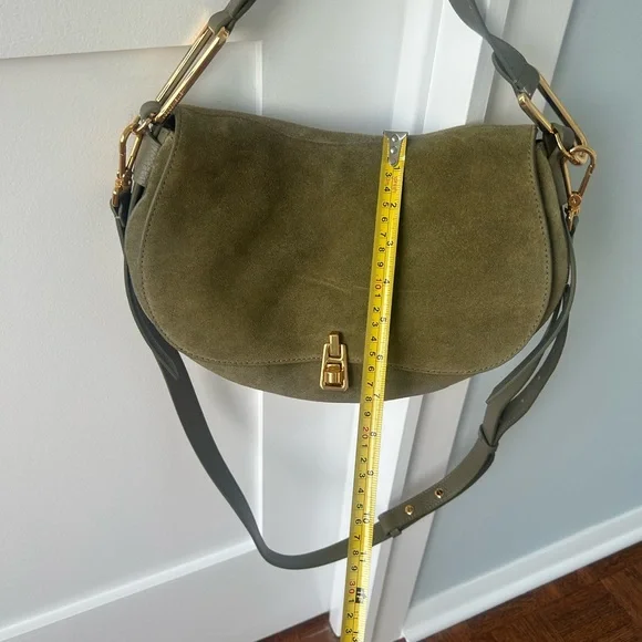 Coccinelle Suede + Leather 2 Way Bag - Picture 3 of 16